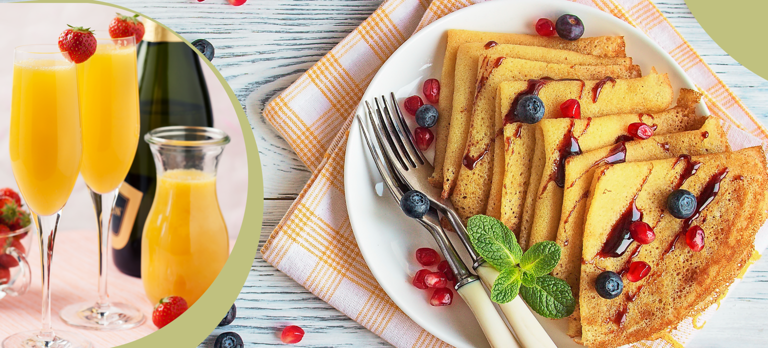 BB Summer Food+Wine Pairing: Swedish Pancakes and Mimosas! Core Feature Photo 2340x1060 1